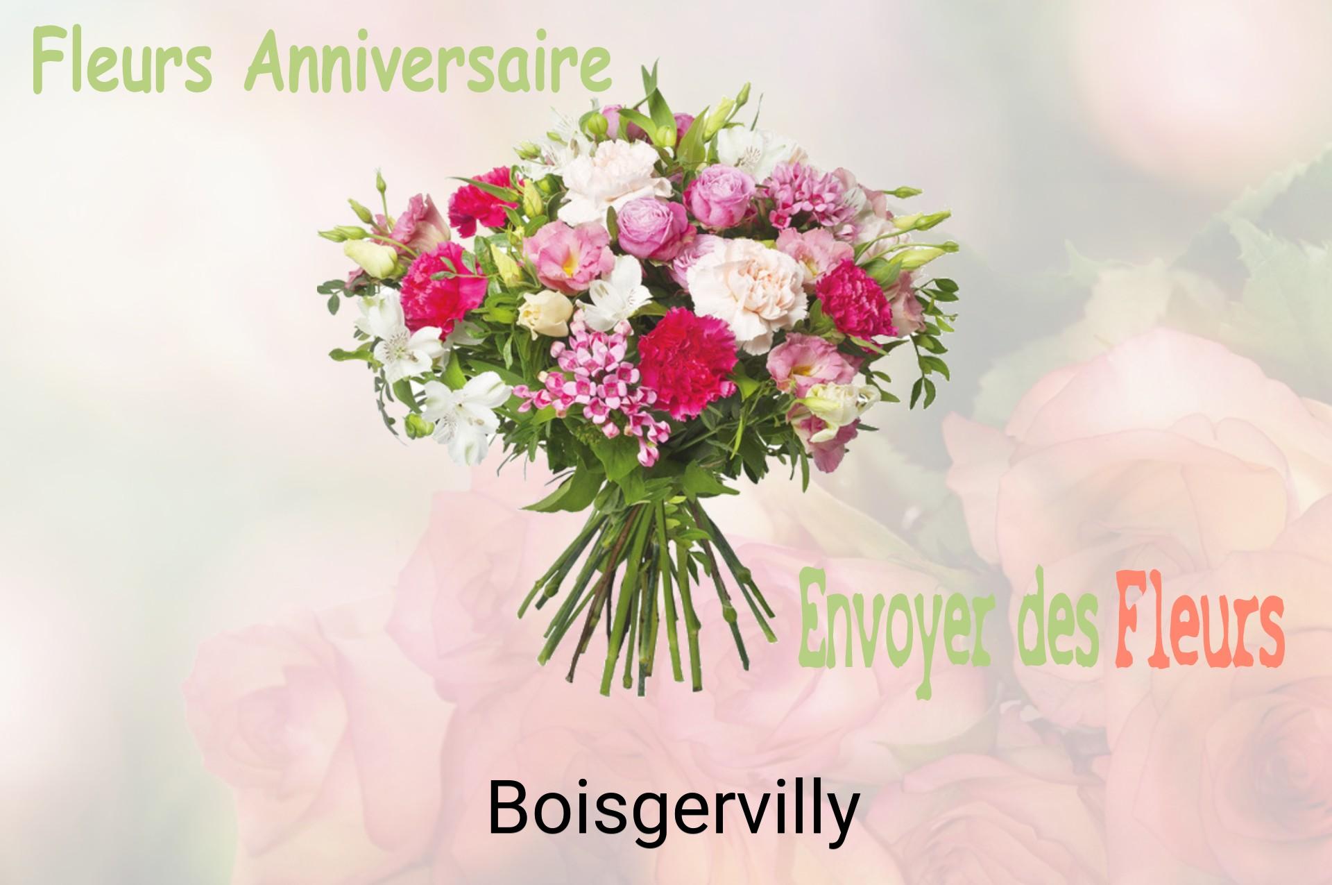 Bouquet de fleurs d’anniversaire livré à Boisgervilly